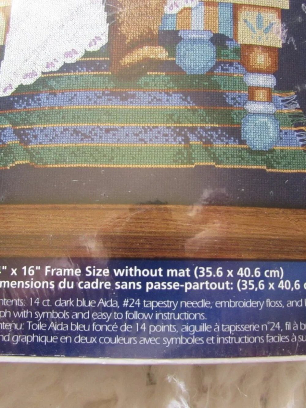 Mr Bear Counted Cross Stitch Kit Teddy Bear On Chair Home Town Signature Series